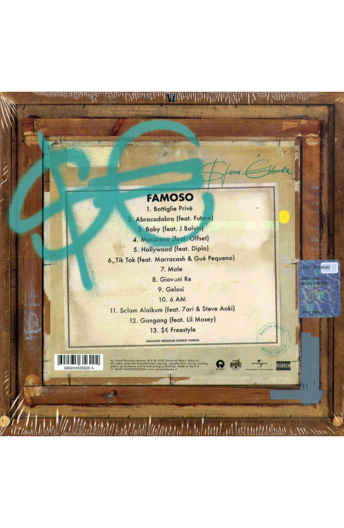 Sfera Ebbasta - Famoso (CD) - Rap Italiano - CD