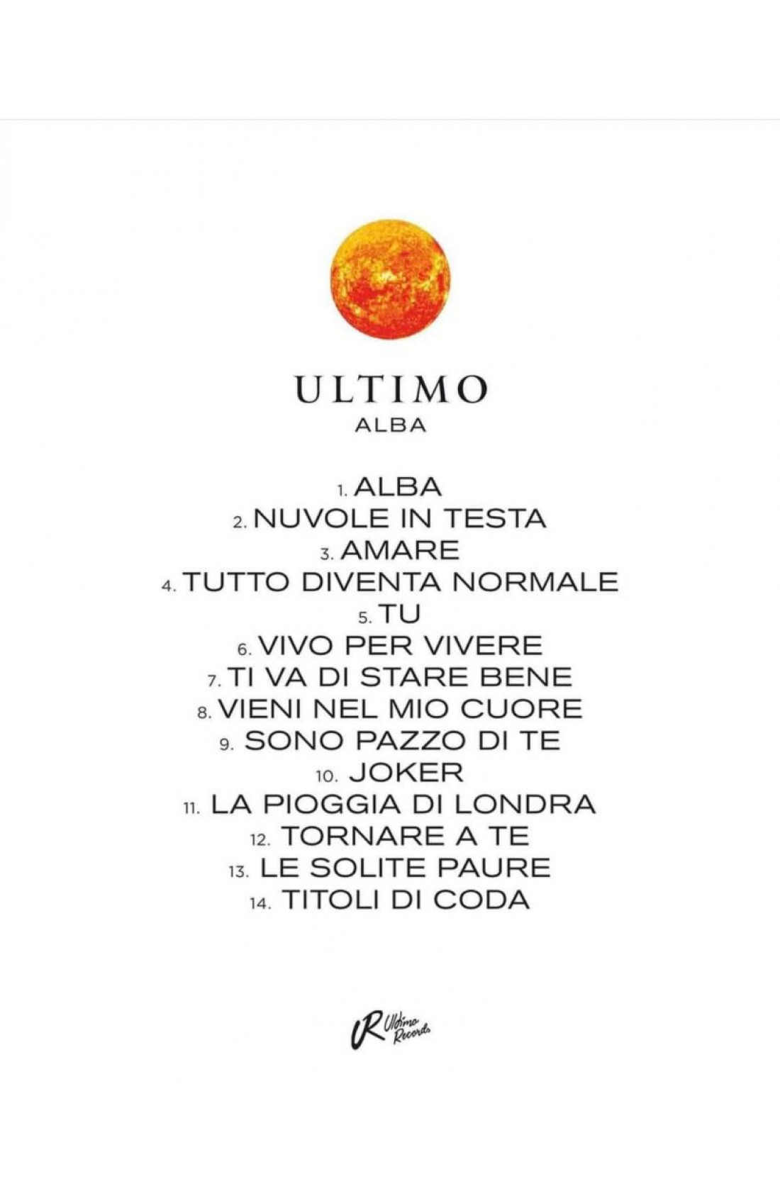 Ultimo - Alba (CD) - Italiani - CD