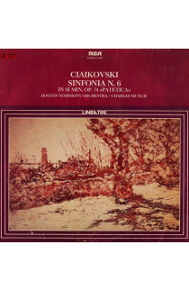 Peter Tchaikovsky, Charles Munch - Sinfonia N. 6 in SI Min. Op. 74 "Patetica" (LP)