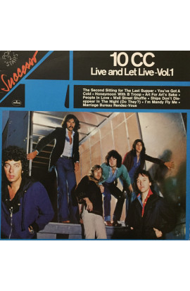 10 CC - Live And Let Live: Vol. 1 (LP) 