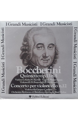 Luigi Boccherini - Quintetto Op. 13 N. 5 / Concerto Per Violoncello N. 12 (LP) 