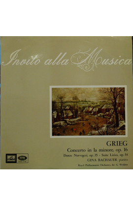 Edvard Grieg - Concerto in La Minore, Op. 16 / Danze Norvegiesi, Op. 35 / Suite Lirica, Op.54 (LP) 