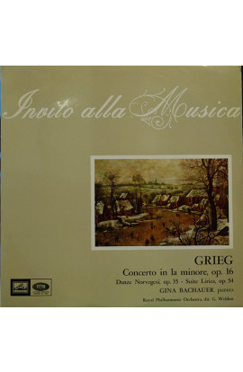 Edvard Grieg - Concerto in La Minore, Op. 16 / Danze Norvegiesi, Op. 35 / Suite Lirica, Op.54 (LP) 