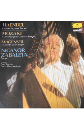 Nicanor Zabaleta, George Friedrich Handel, George Christoph Wagenseil, Wolfgang Amadeus Mozart - Concerto Pour Harpe, Concerto Pour Flute et Harpe (LP) 