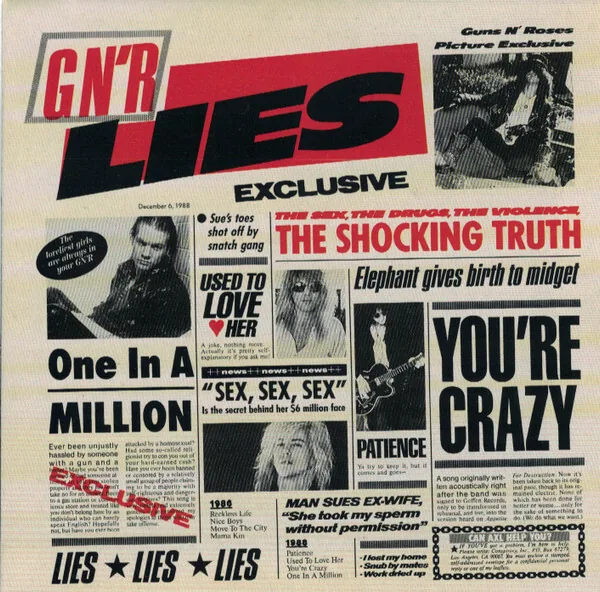 Copertina di Lies