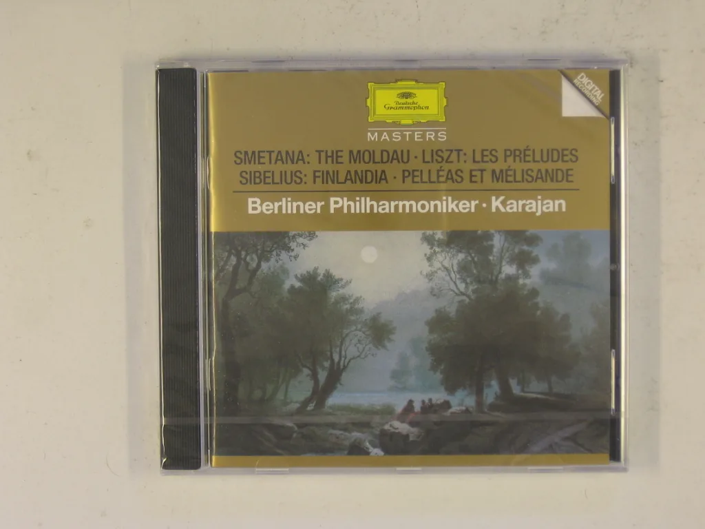 Copertina di Die Moldau-Liszt:Les Preludes-Sibelius:Finlandia