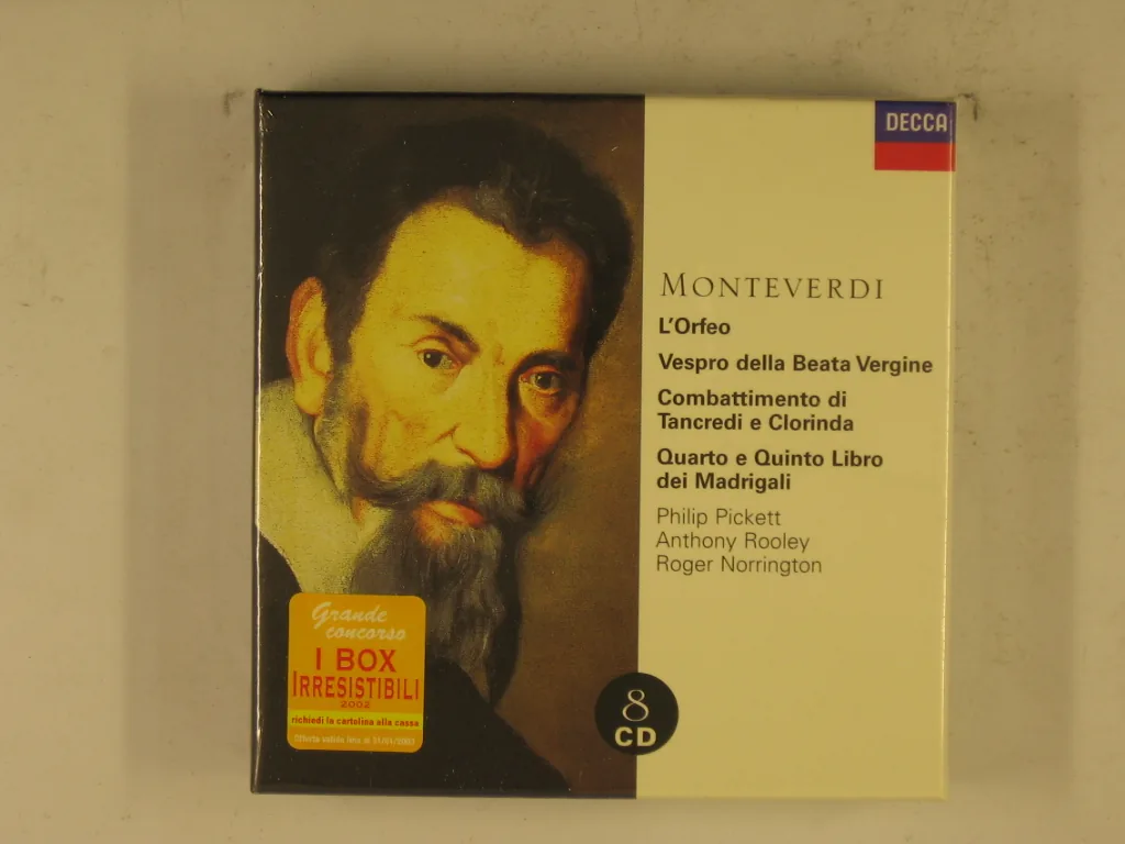 Copertina di L'Orfeo-Vespro Della Beata Vergine-Combattimento D