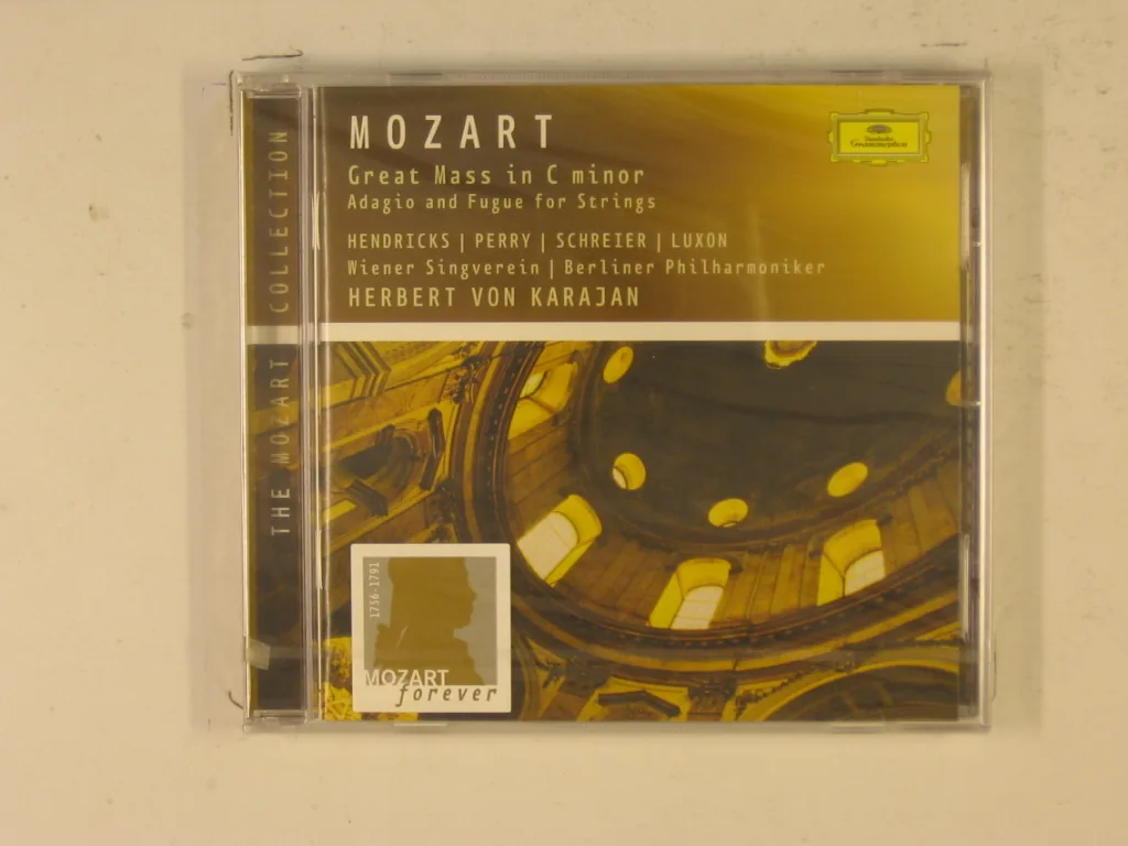 Copertina di Great Mass In C Minor-Adagio And Fugue For Strings