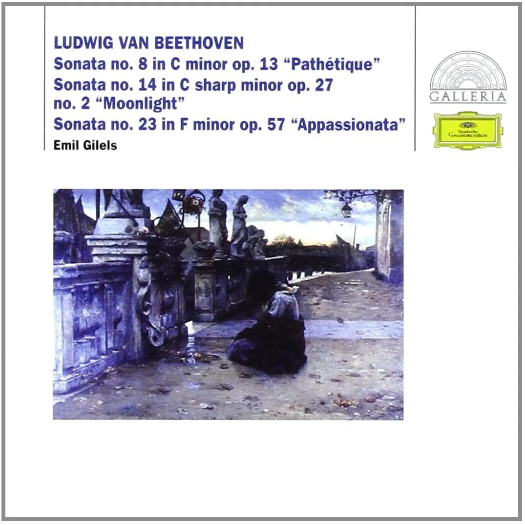 Copertina di Sonata No. 8 Pathetique, No. 14 Moonlight, No. App