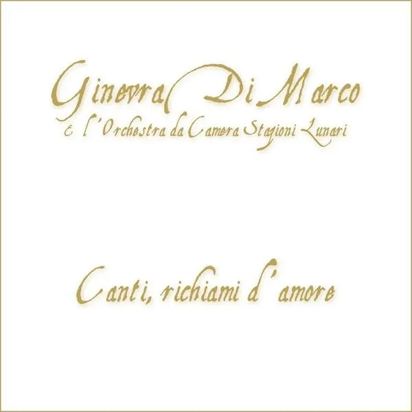 Copertina di Canti, Richiami D'Amore