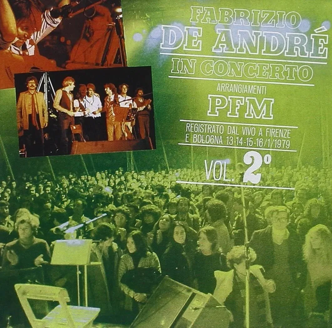 Copertina di De Andrè Fabrizio  In Concerto Vol 2