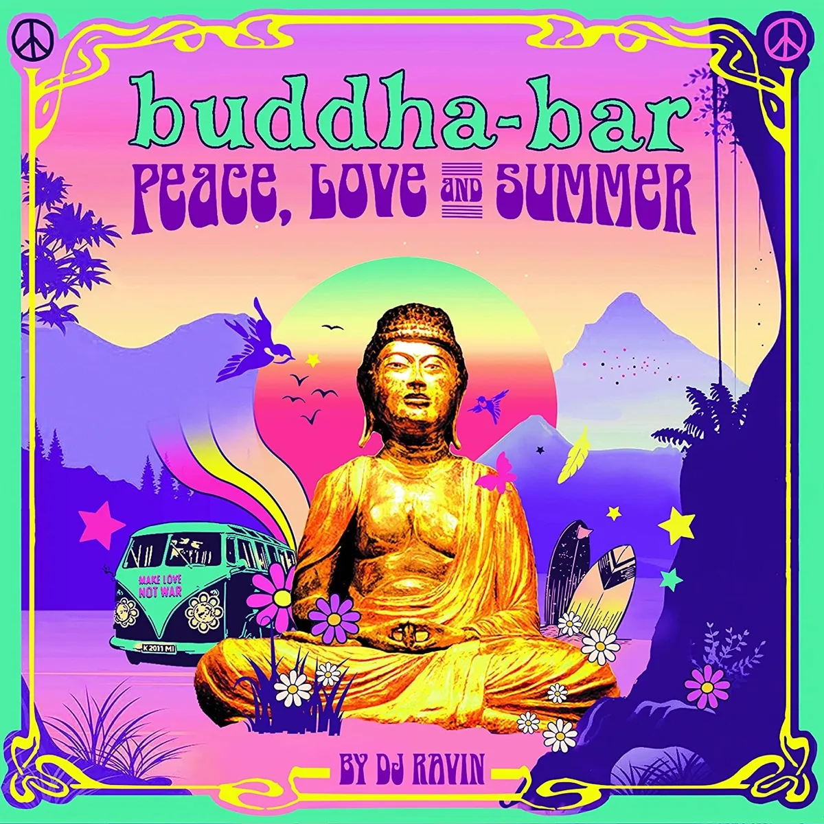 Copertina di Peace, Love And Summer By D.J. Ravin