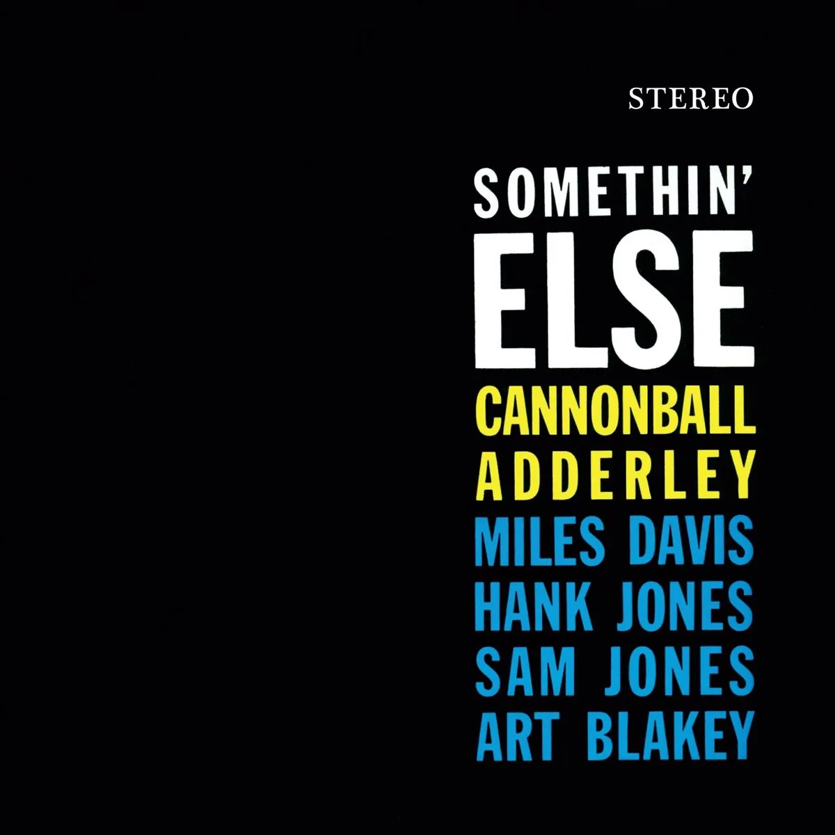 Copertina di Somethin' Else
