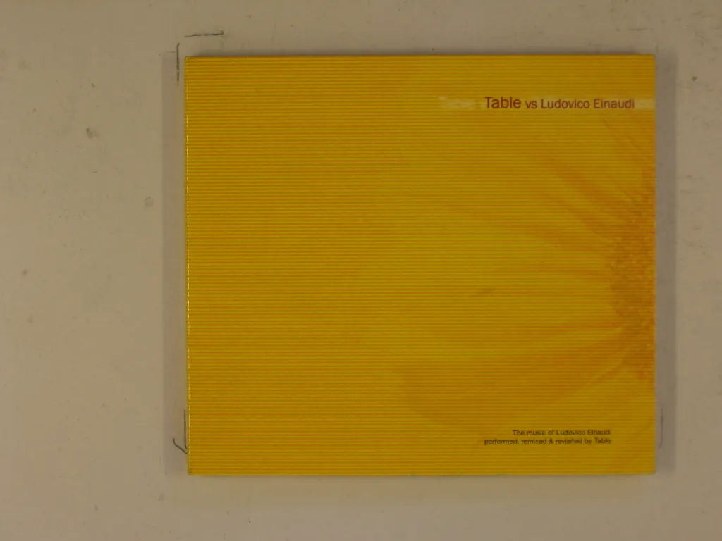 Copertina di Table Vs Ludovico Einaudi