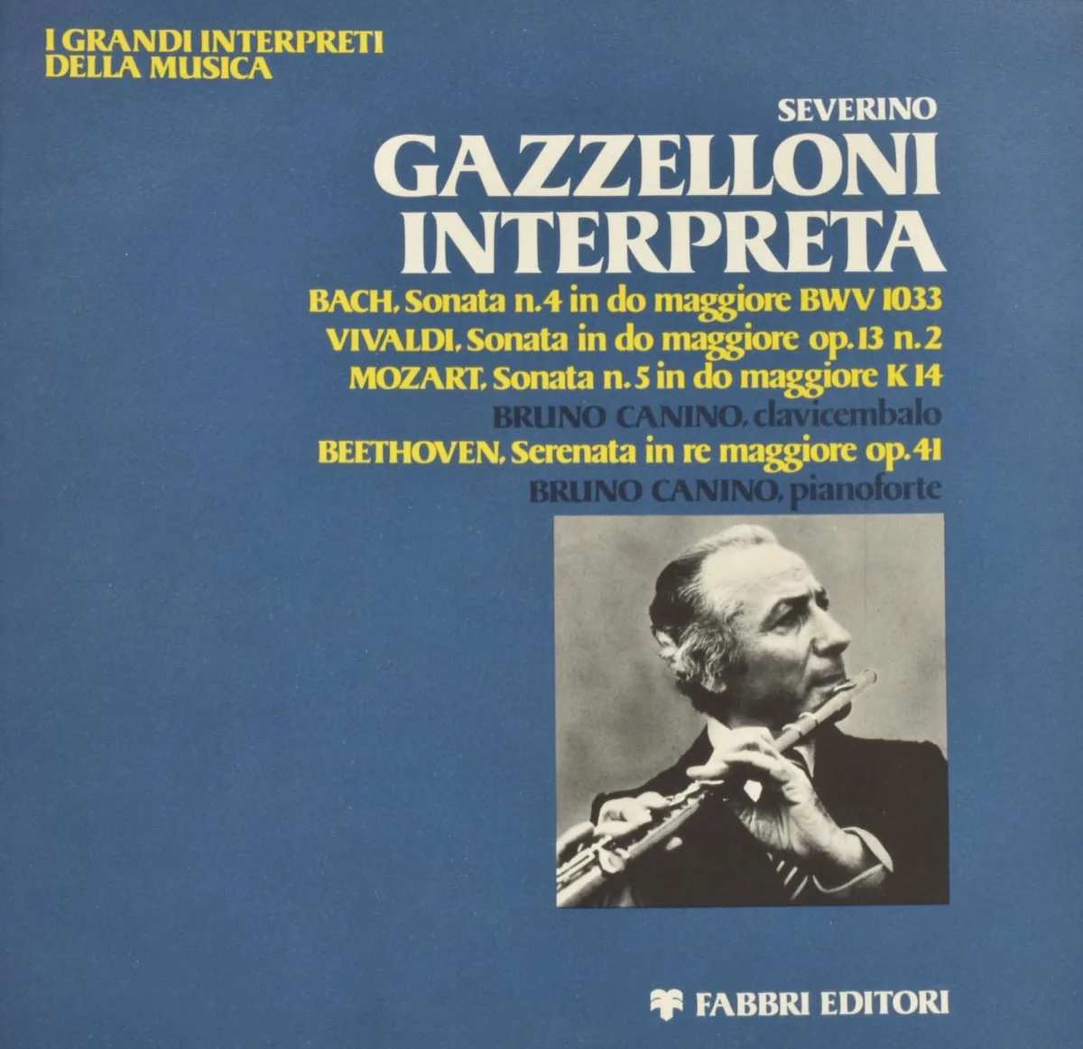 Copertina di Severino Gazzelloni Interpreta