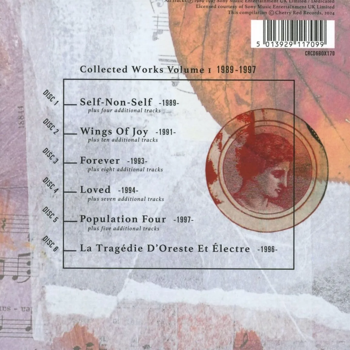 Copertina di Collected Works Volume 1: 1989-1997