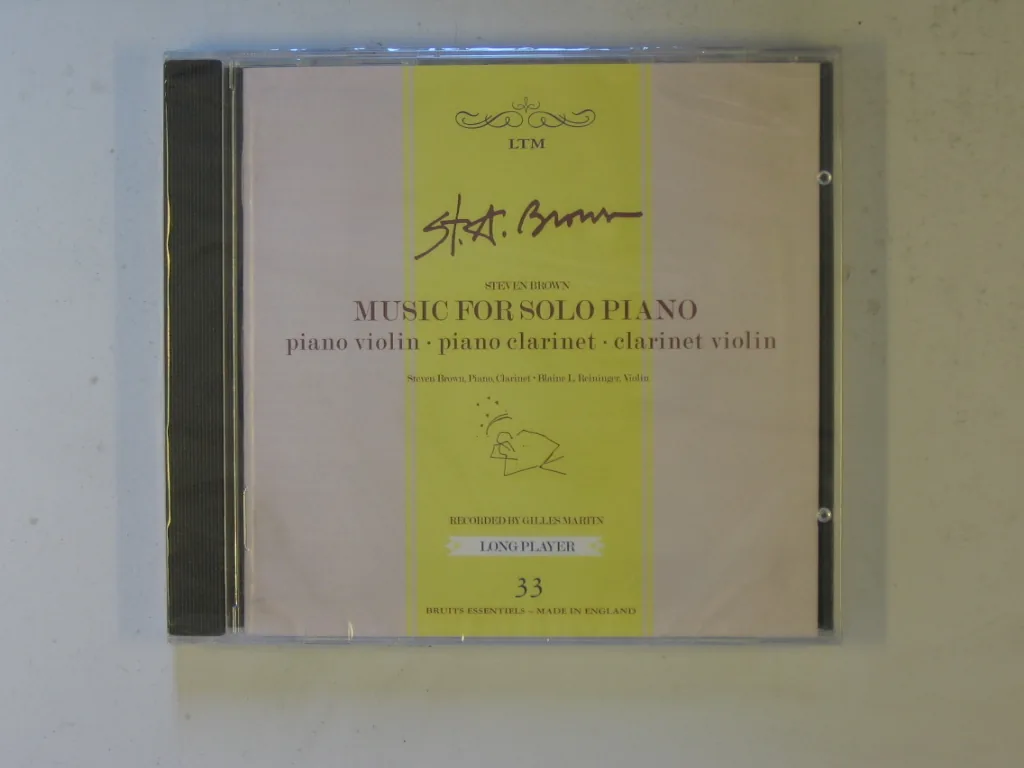 Copertina di Music For Solo Piano
