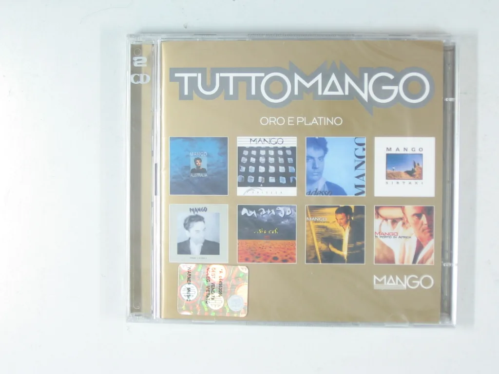Copertina di Tutto Mango Oro E Platino