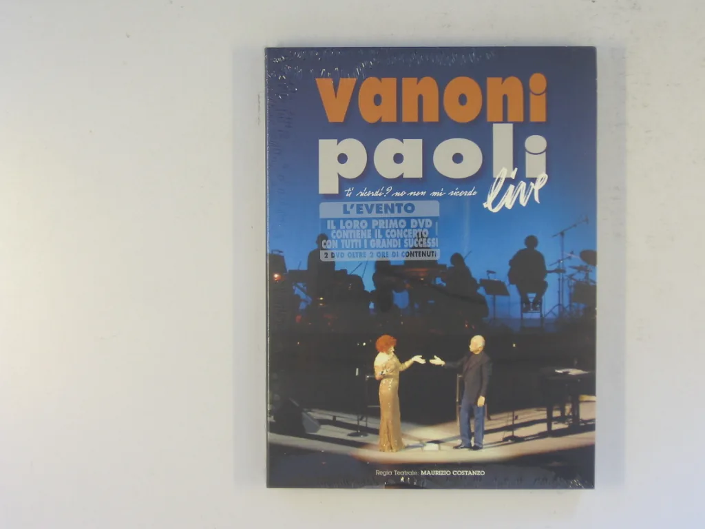 Copertina di Vanoni Paoli Live