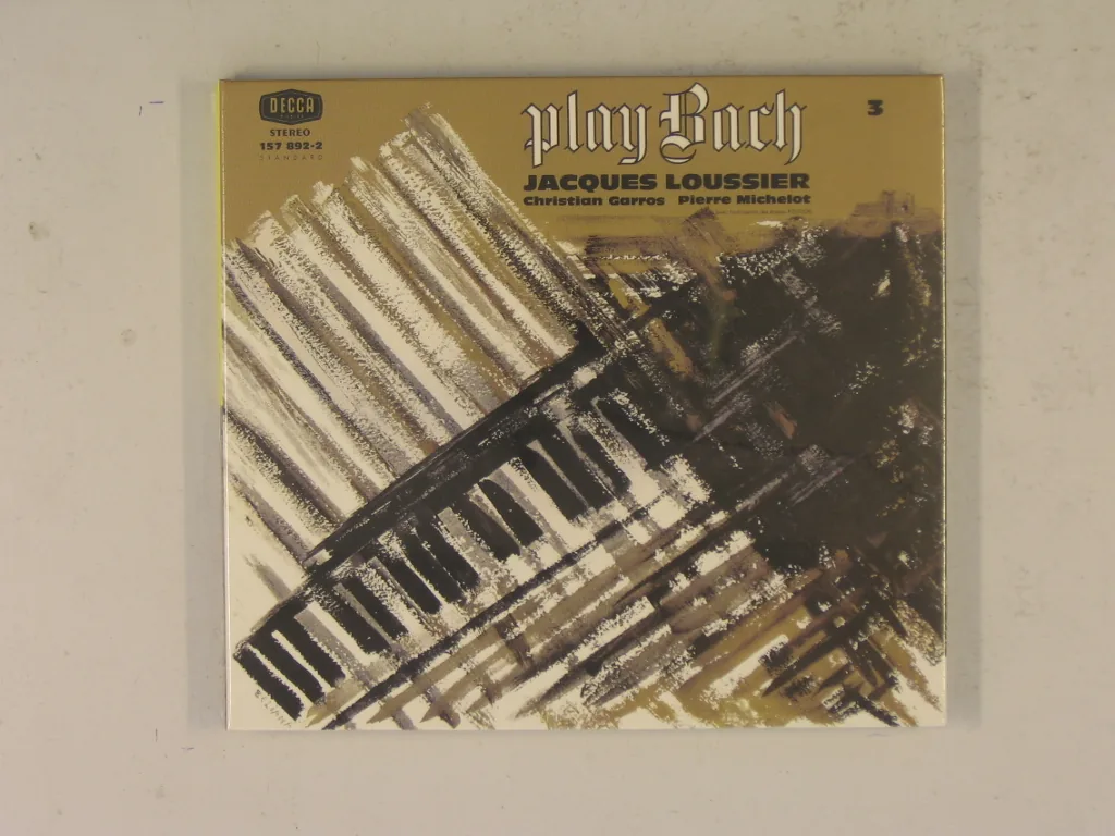 Copertina di Jacques Loussier Play Bach N°3