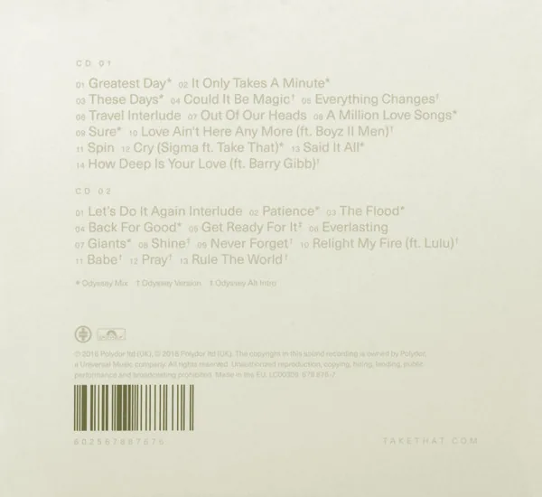 Take That - Odissey - immagine 2