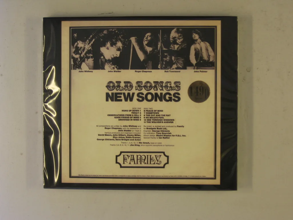 Copertina di Old Songs, New Songs