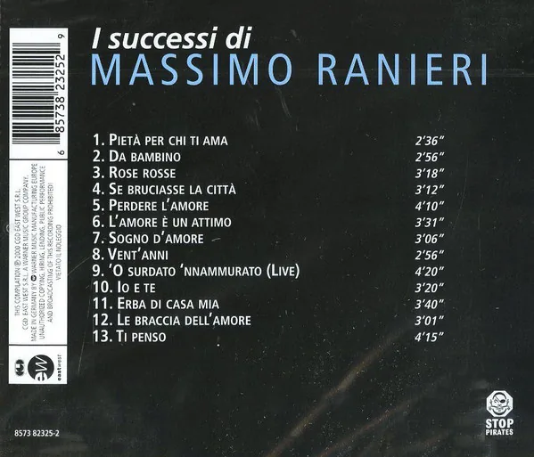 Massimo Ranieri - I Successi Di Massimo Ranieri - immagine 2