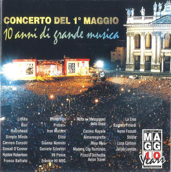 Copertina di Concerto Del 1° Maggio: 10 Anni Di Grande Musica