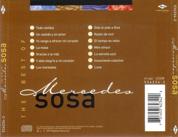 Sosa Mercedes - The Best Of - immagine 3