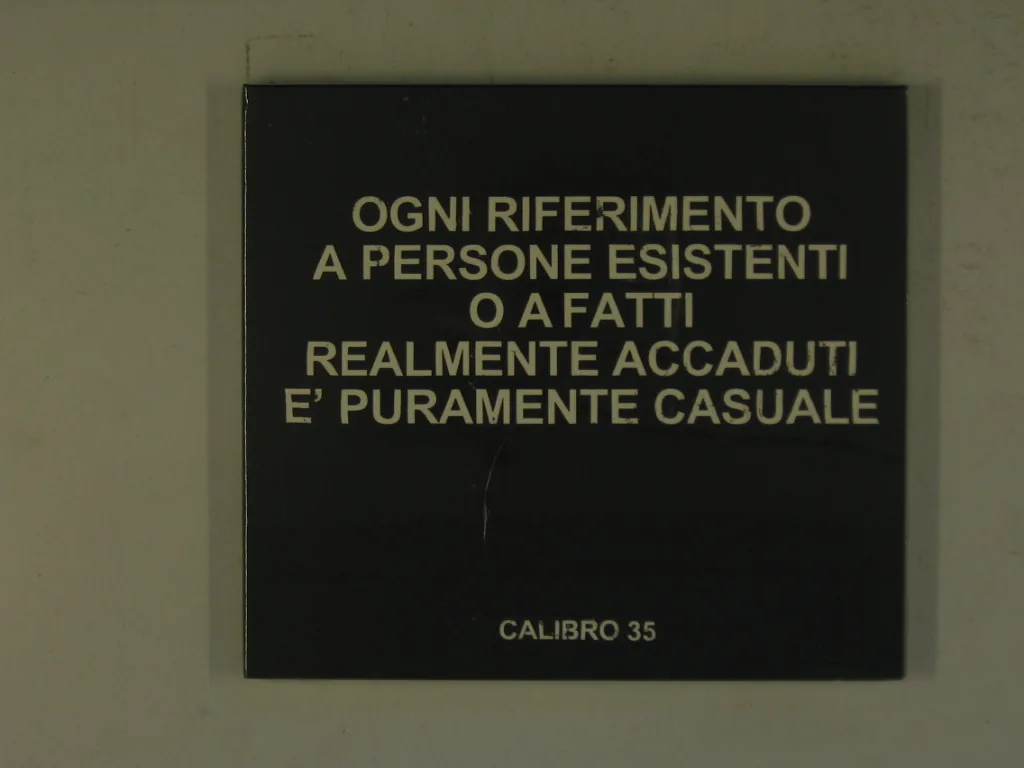 Copertina di Ogni Riferimento A Persone Esistenti O A Fatti Rea