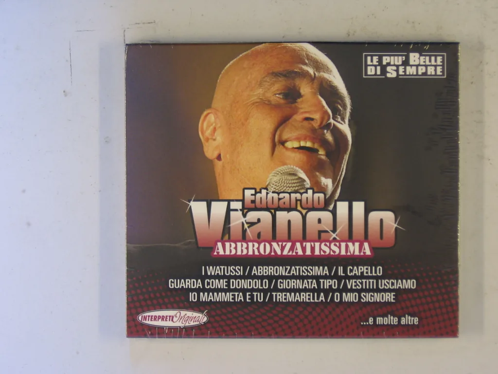 Copertina di Edoardo Vianello-Abbronzatissima