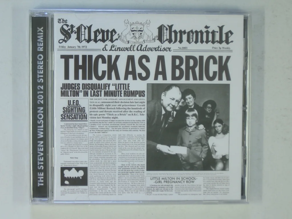 Copertina di Thick As A Brick