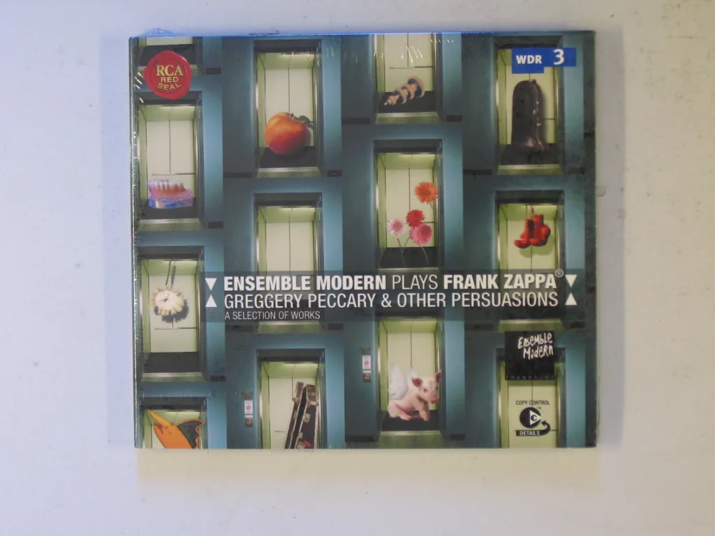 Copertina di Ensemble Modern Plays Frank Zappa, Greggery Peccary & Other Persuasions, A Selection Of Works