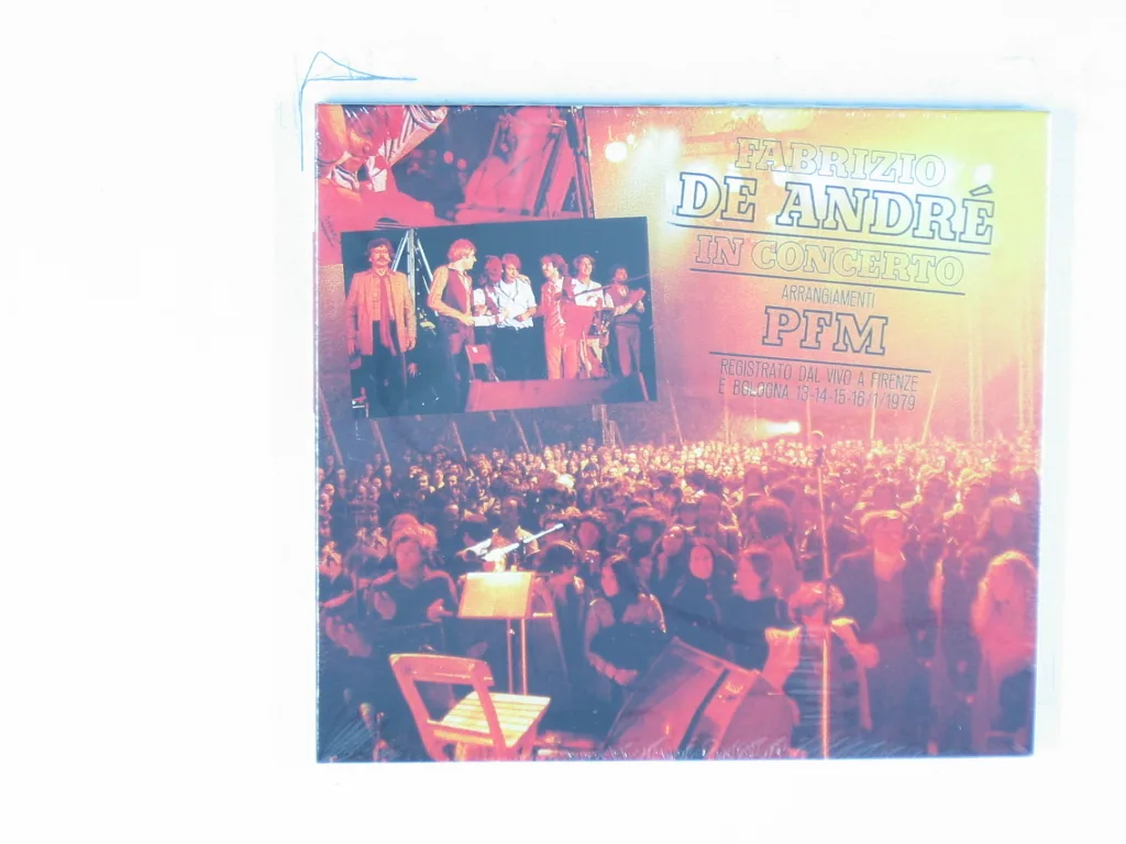 Copertina di Fabrizio De Andrè In Concerto Arrangiamenti Pfm