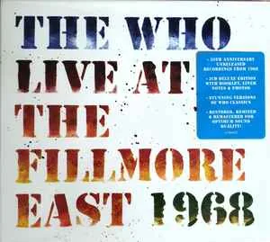Copertina di Live At The Fillmore East 1968