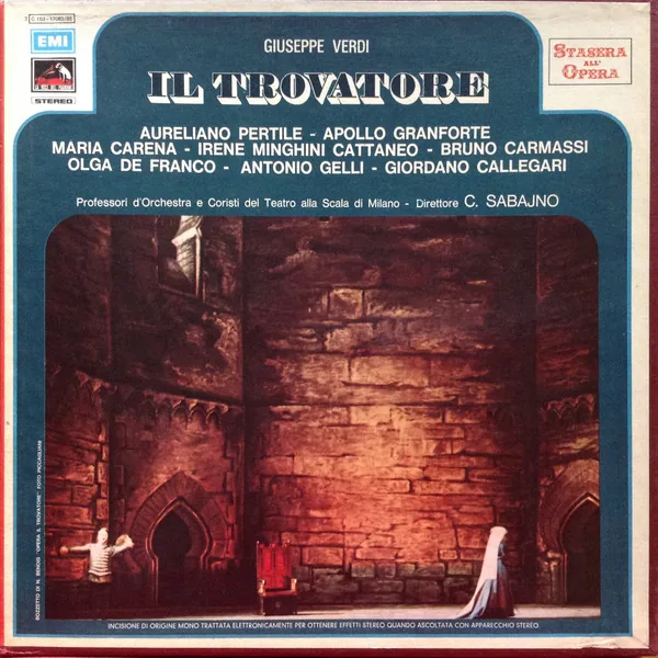 Copertina di Il Trovatore