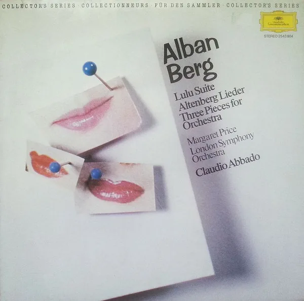Copertina di Lulu Suite / Altenber Lieder / Three Pieces For Orchestra