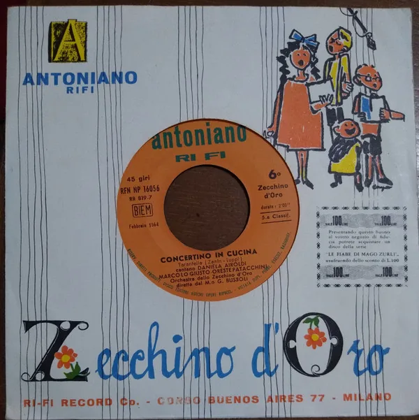 Copertina di Concertino In Cucina / Me L'Ha Detto Un Uccellino