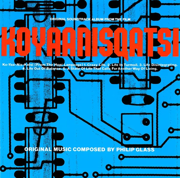 Copertina di Koyaanisqatsi