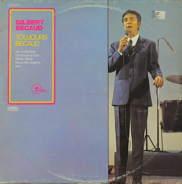 Copertina di Toujours Becaud