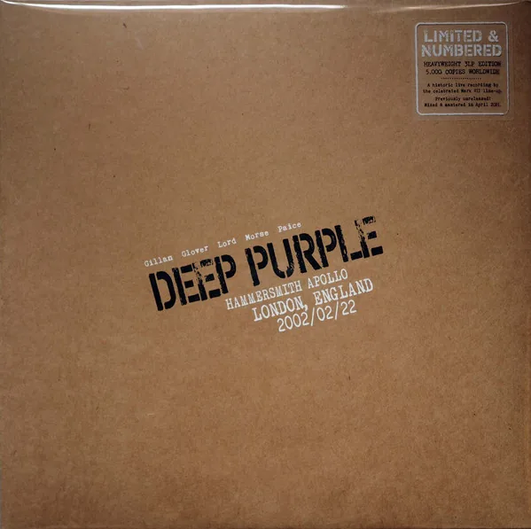 Copertina di Live In London 2002
