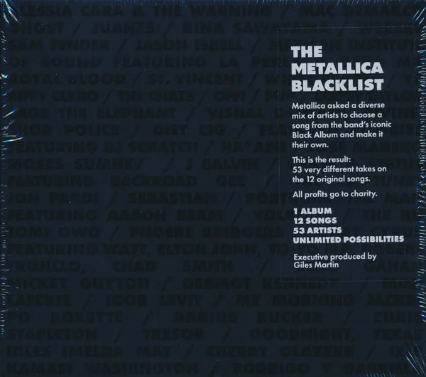 Copertina di The Metallica Black List