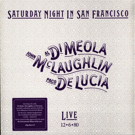 Copertina di Saturday Night In San Francisco