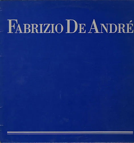 Copertina di Fabrizio De Andre' (Blue)