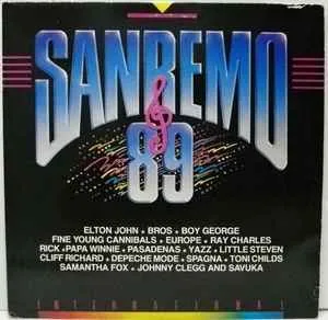 Copertina di Sanremo 89 International
