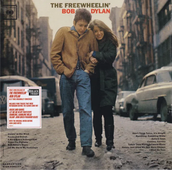Copertina di The Freewheelin' Bob Dylan