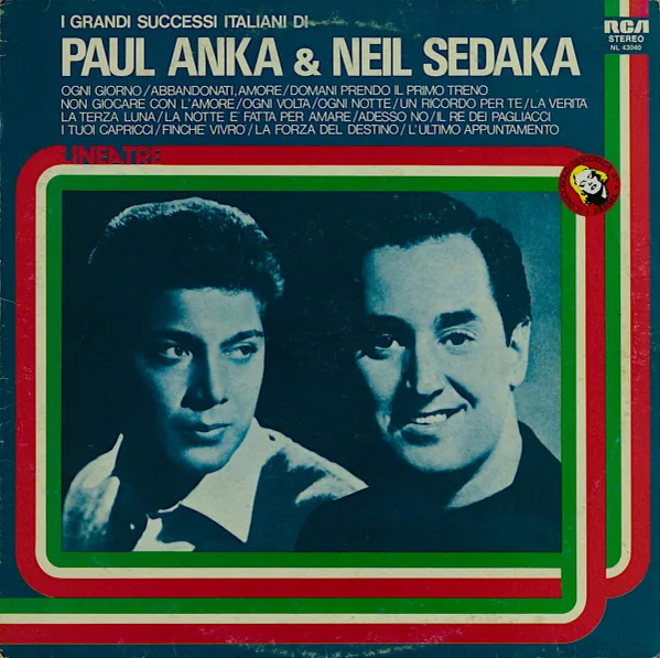 Copertina di I Grandi Successi Italiani Di Paul Anka & Neil Sedaka