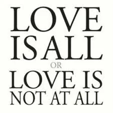 Copertina di Love Is All Or Love Is Not All