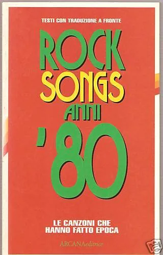 Copertina di Rock Songs Anni '80